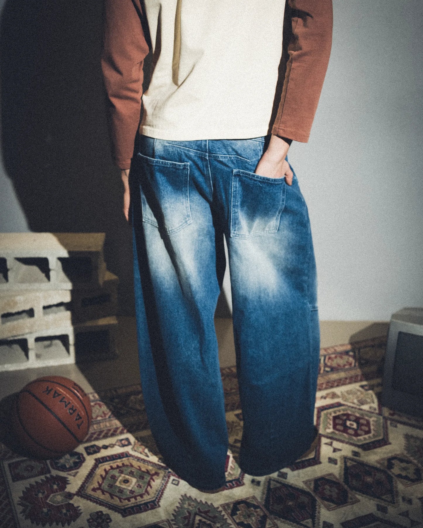 Jeans baggy channell97 blue