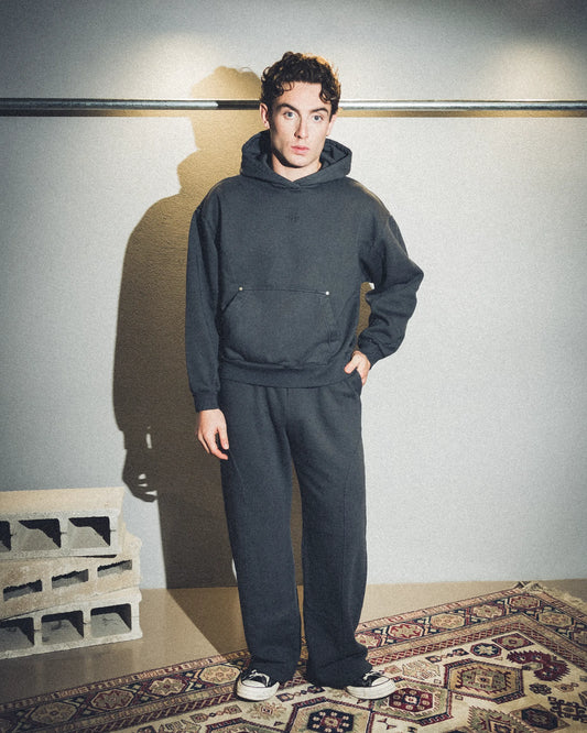 Set coordinato tuta one of one grigia