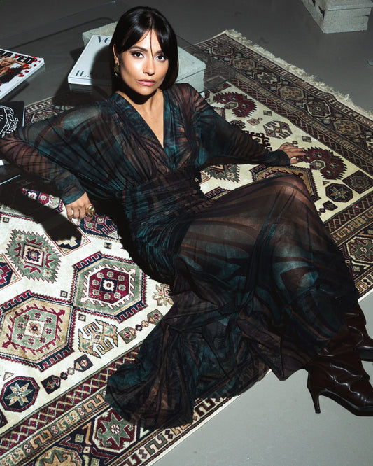 Vestito lumina fantasia