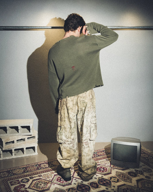 Maglione nativo verde