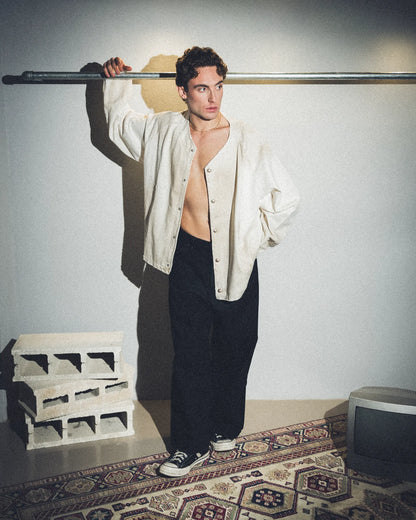 Giacca denim Formy studio white