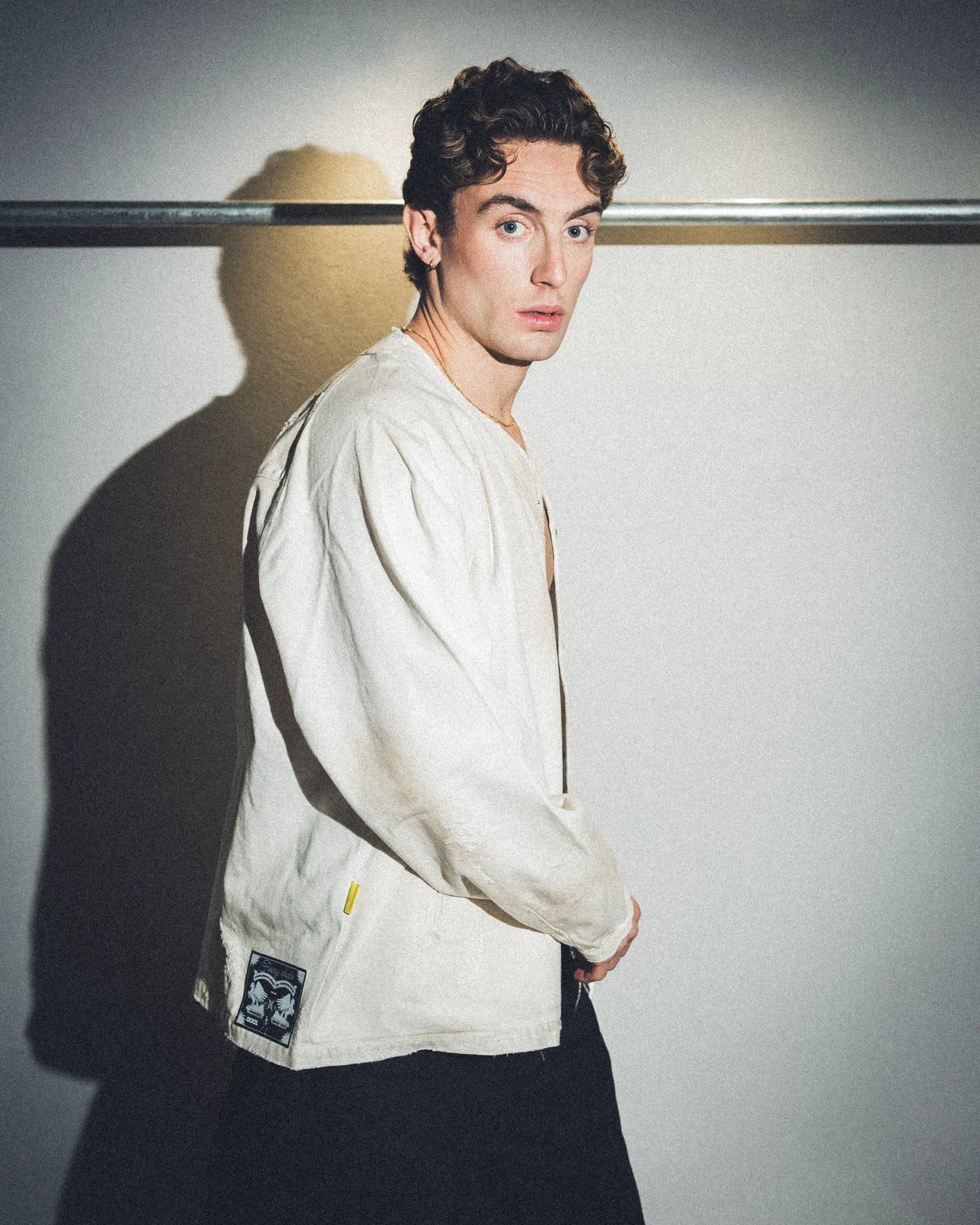 Giacca denim Formy studio white