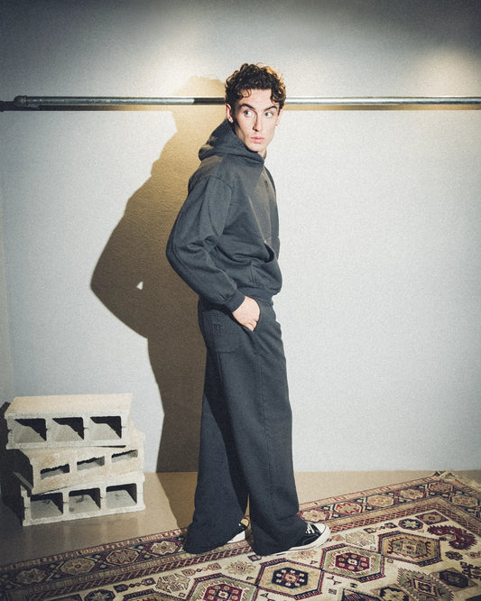 Set coordinato tuta one of one grigia