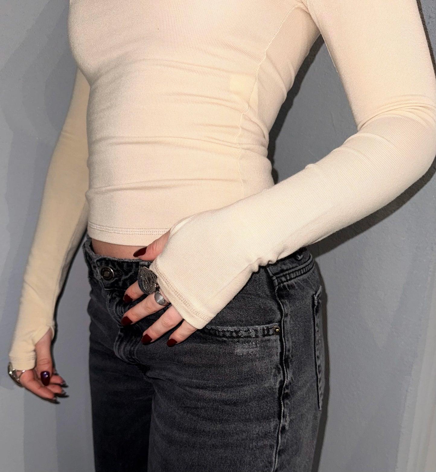 Maglia a collo alto Lumina